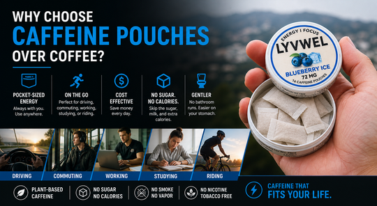 Why Use Caffeine Pouches like Lyvwel Instead of Coffee? Benefits of Energy Pouches