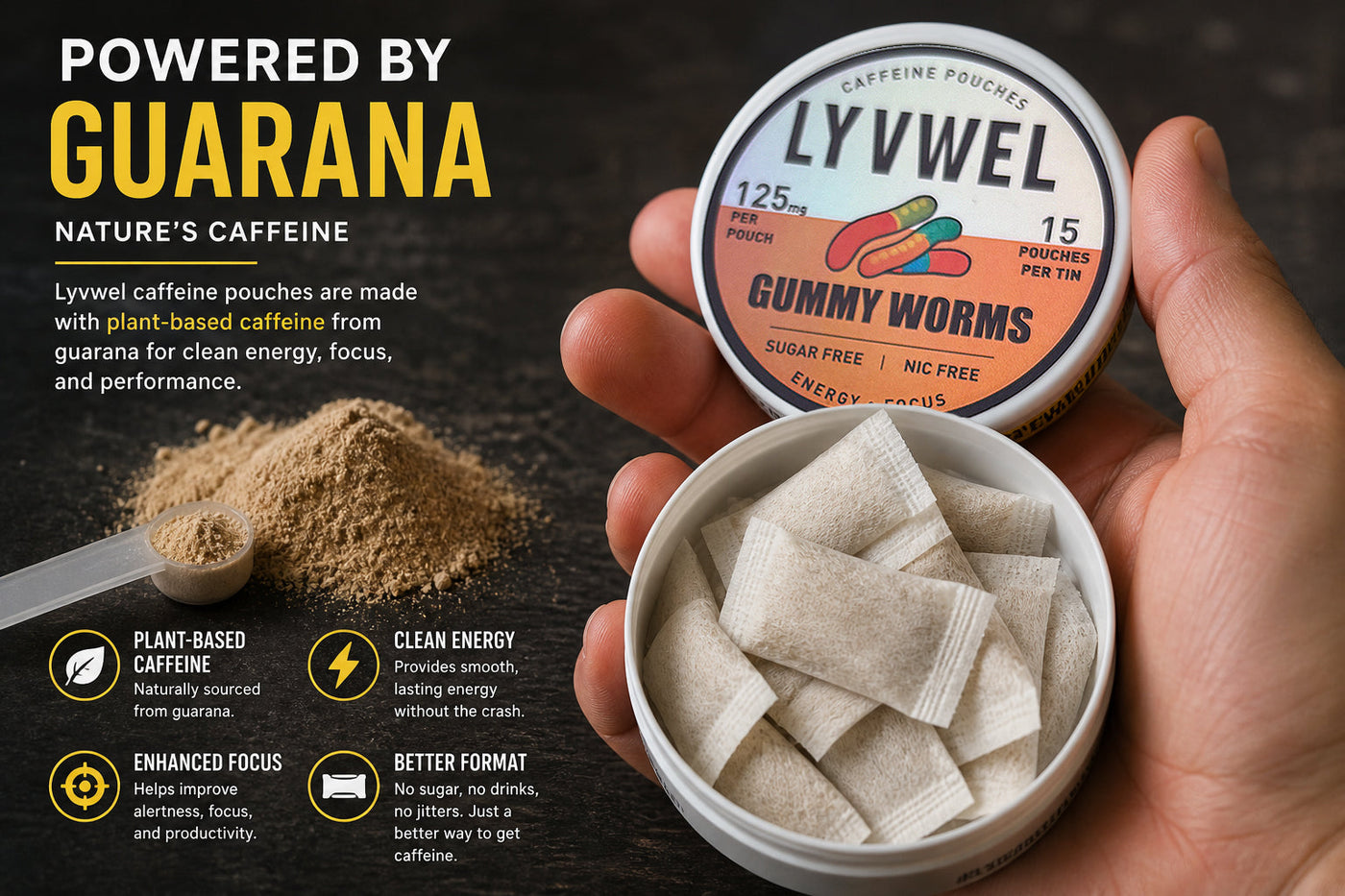 What Is Guarana—and Why Are LyvWel Caffeine Pouches Made from It?