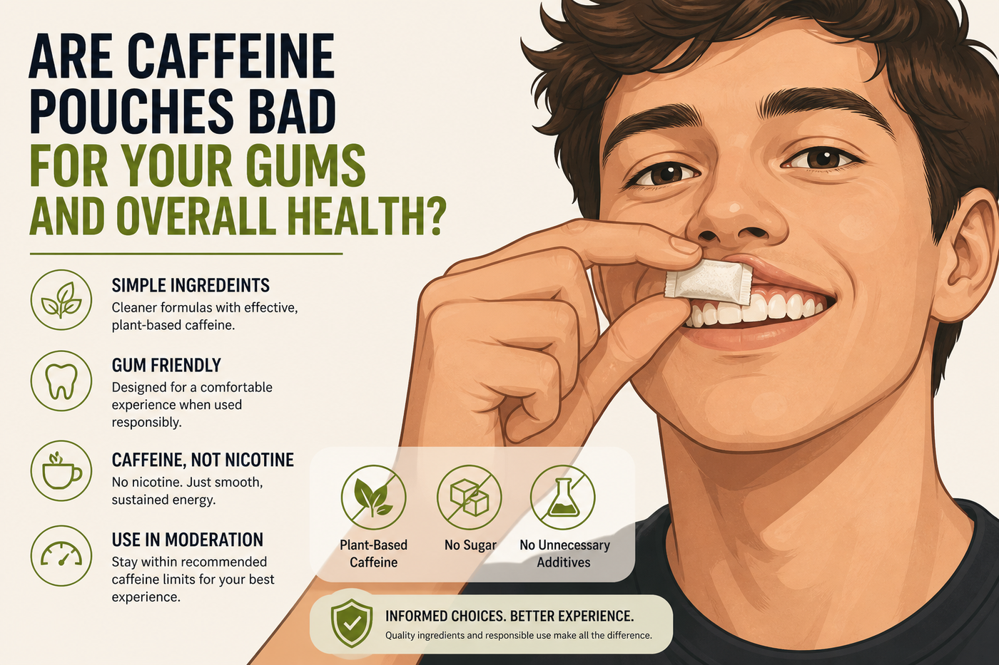 Are Caffeine Pouches Bad for Your Gums and Overall Health?