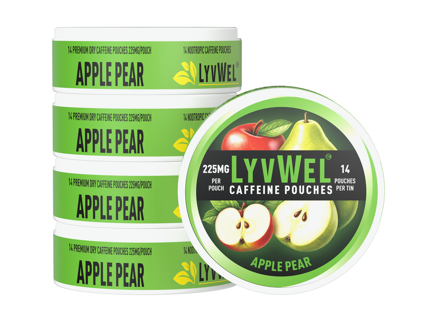 Buy 225mg Caffeine Energy Pouches with Plant based Guarana Multipack