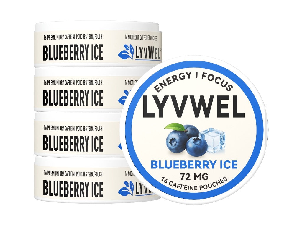 Buy 72mg Caffeine Pouches - 16 Pouches per can | Plant Based