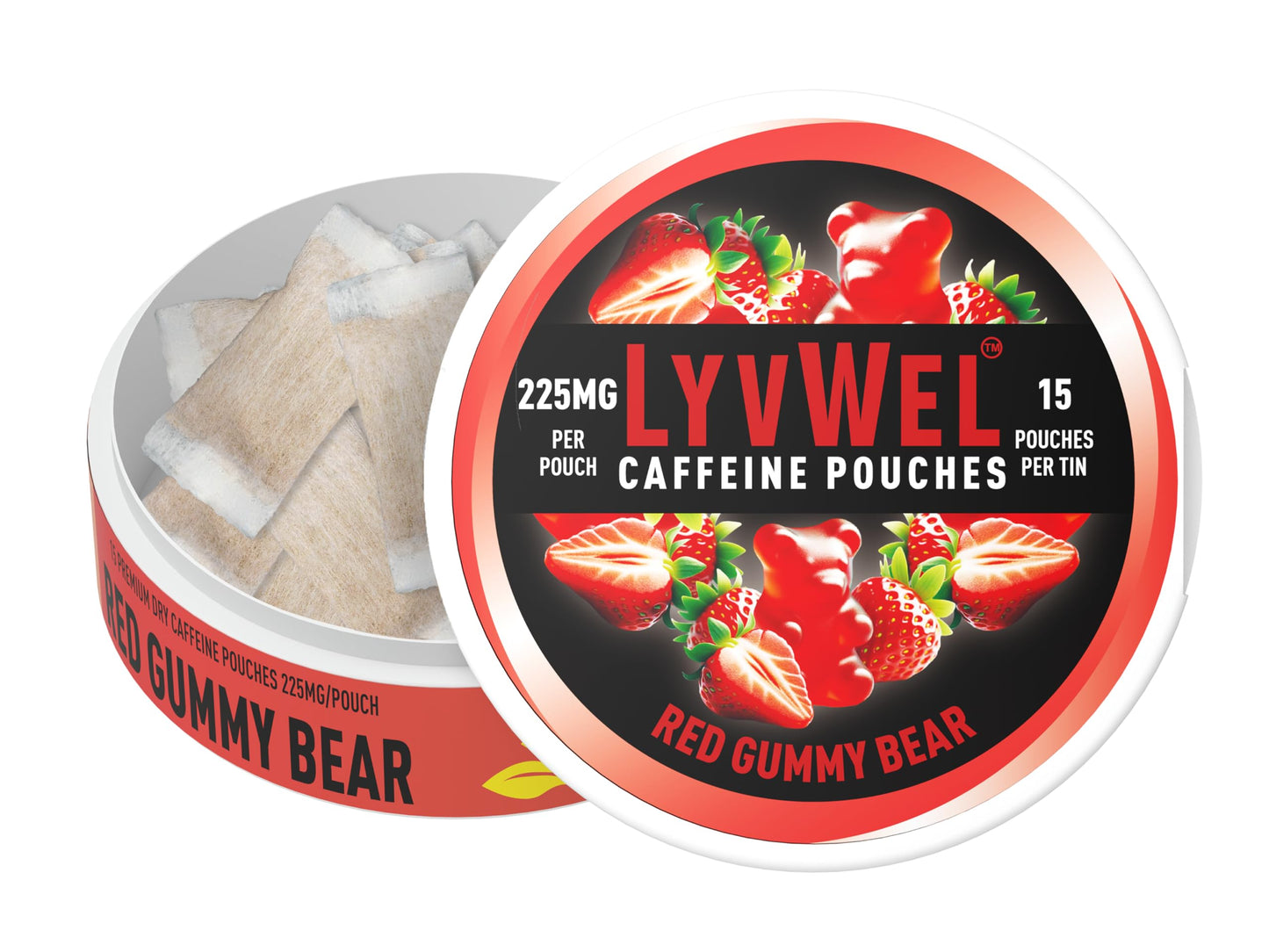 Buy 225mg Caffeine Energy Pouches with Plant based Guarana Multipack