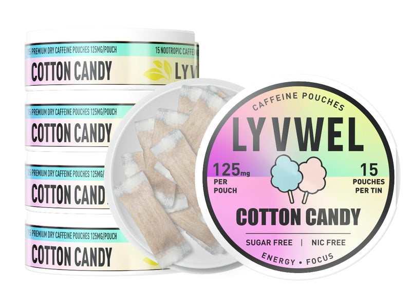 LyvWel 125mg Caffeine Pouches
