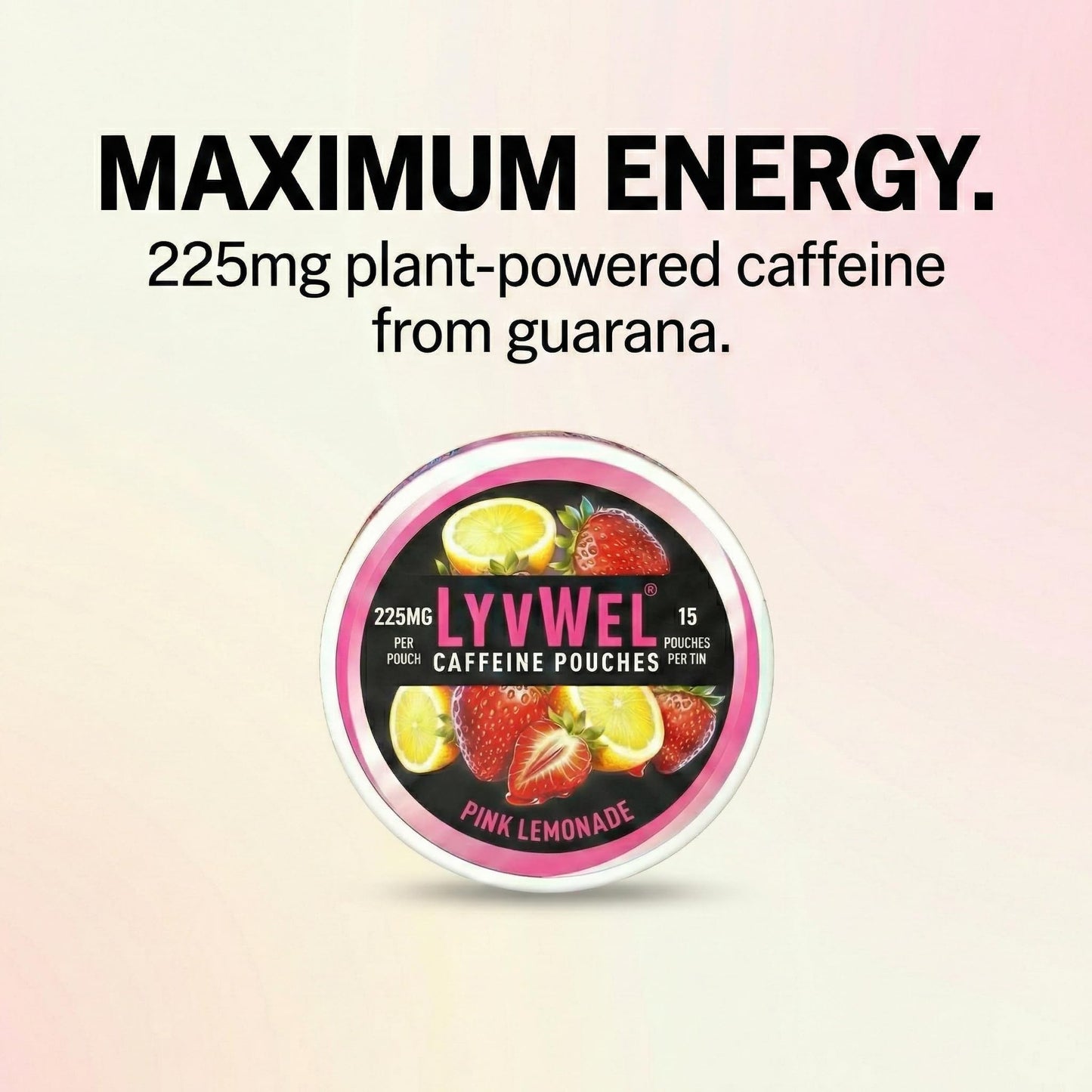 Buy 225mg Caffeine Energy Pouches with Plant based Guarana Multipack
