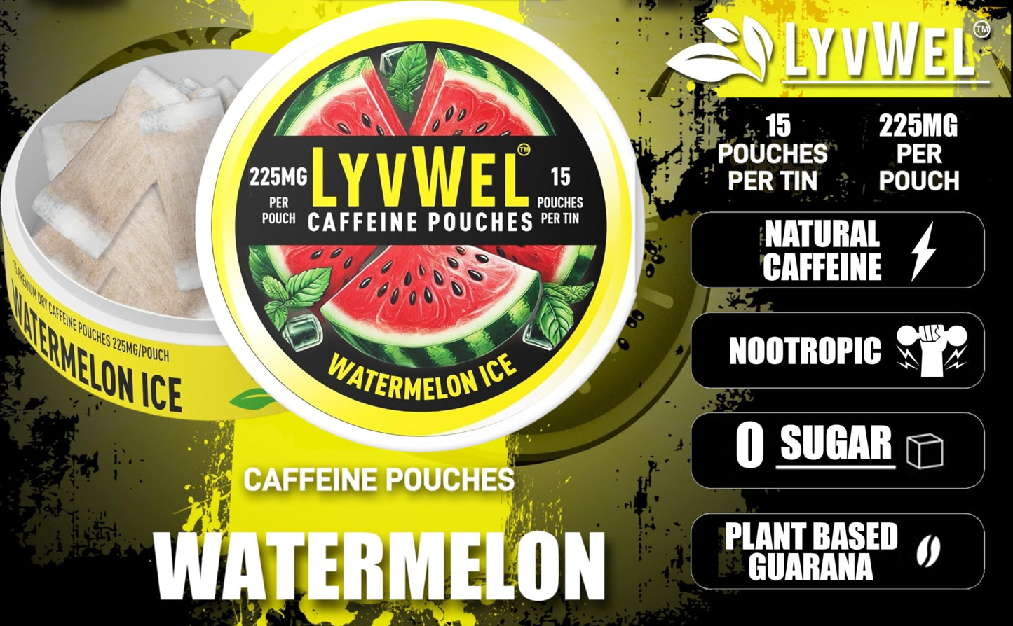 Buy 225mg Caffeine Energy Pouches with Plant based Guarana Multipack