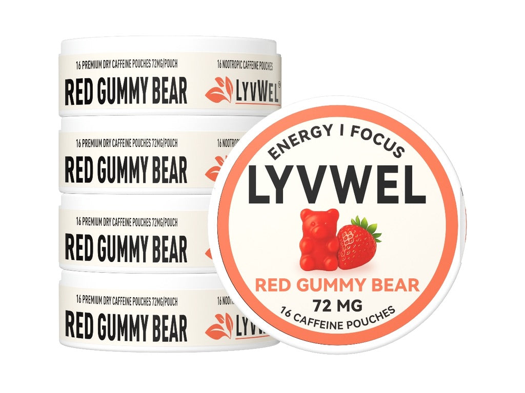 Buy 72mg Caffeine Pouches - 16 Pouches per can | Plant Based