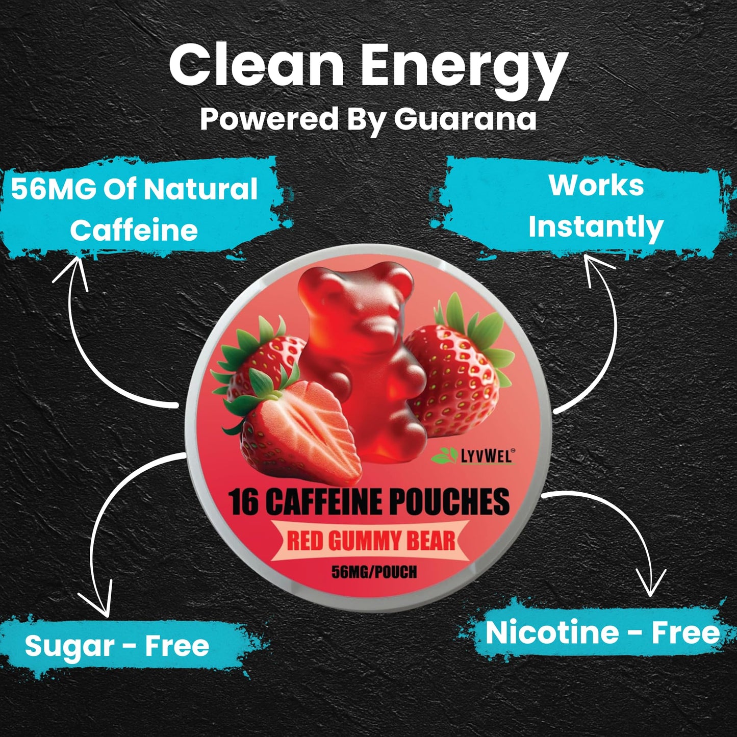 Caffeine Energy Pouches - 56mg Guarana Multipack