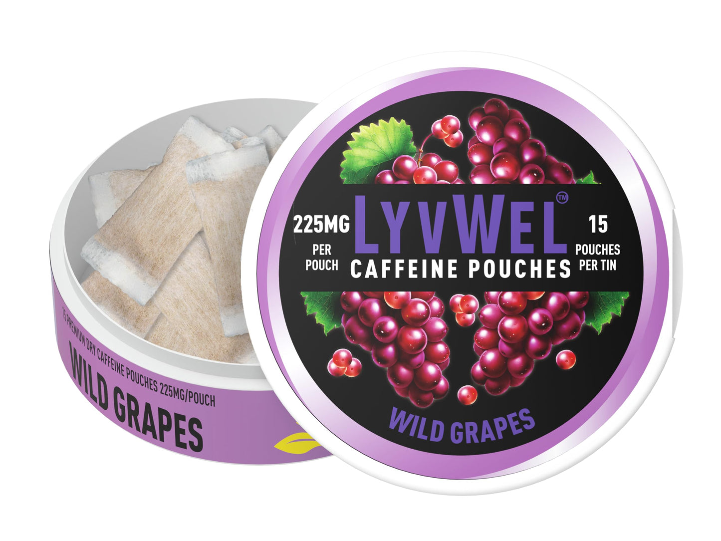 Buy 225mg Caffeine Energy Pouches with Plant based Guarana Multipack