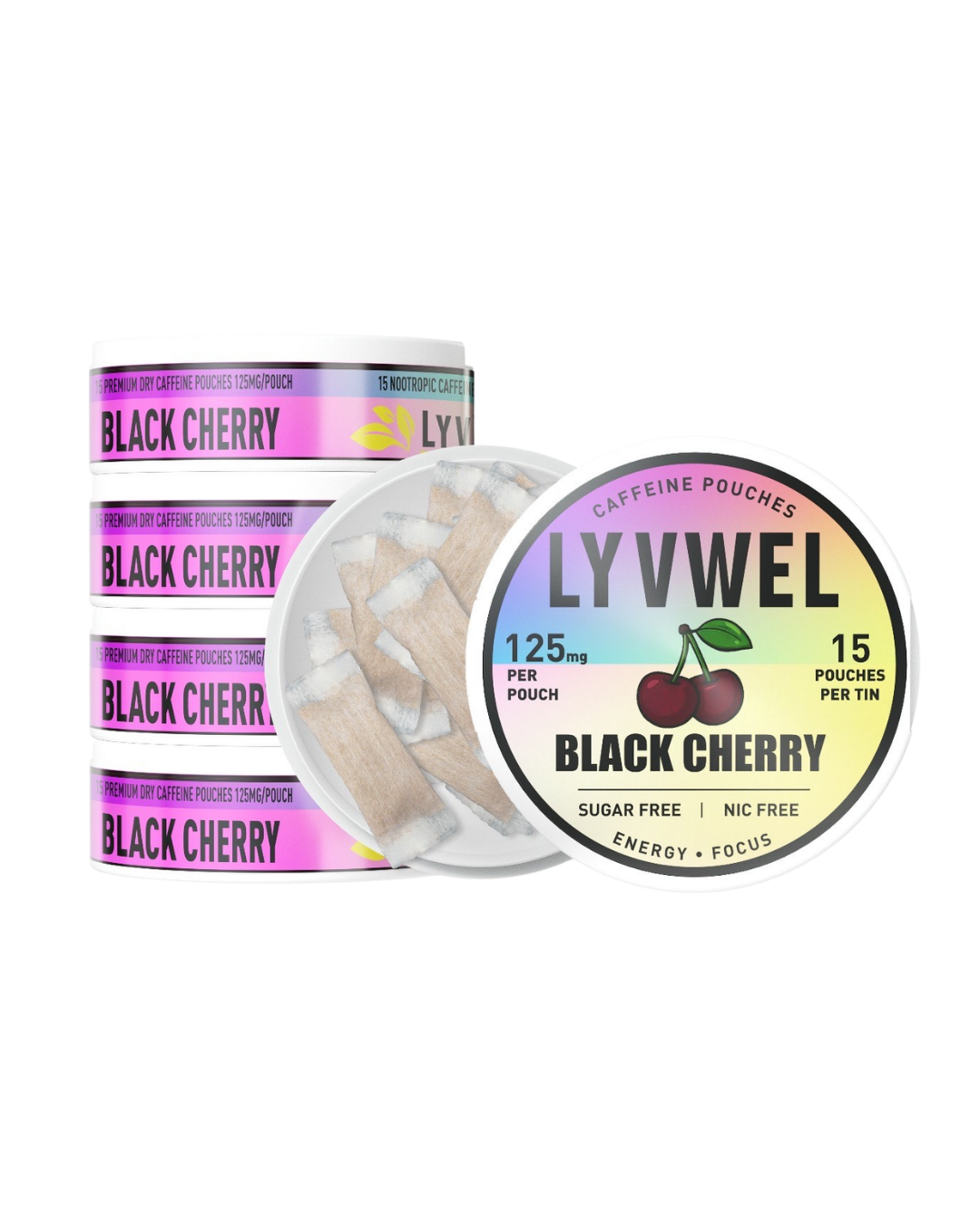 Caffeine Energy Pouches - 125mg Guarana | Lyvwel