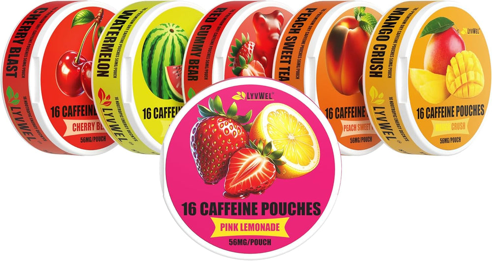 Buy 56mg Caffeine Energy Pouches Variety Pack Flavor Samplers