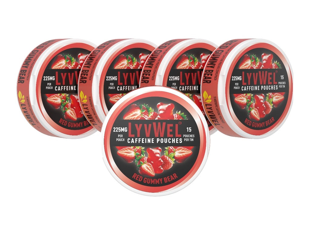 Buy 225mg Caffeine Energy Pouches with Plant based Guarana Multipack