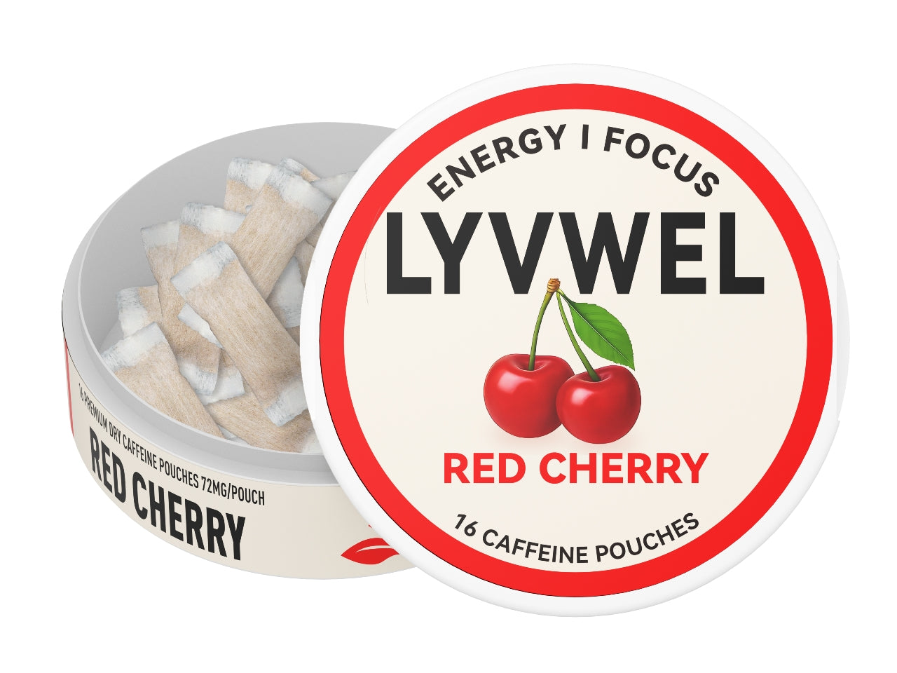 Buy 72mg Caffeine Pouches - 16 Pouches per can | Plant Based