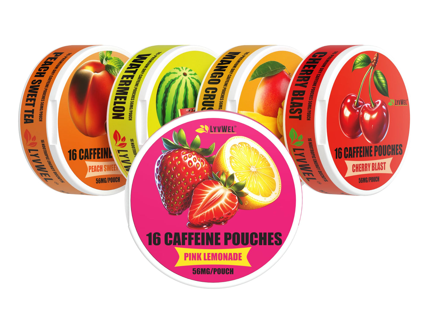 Caffeine Energy Pouches - 56mg Guarana Multipack