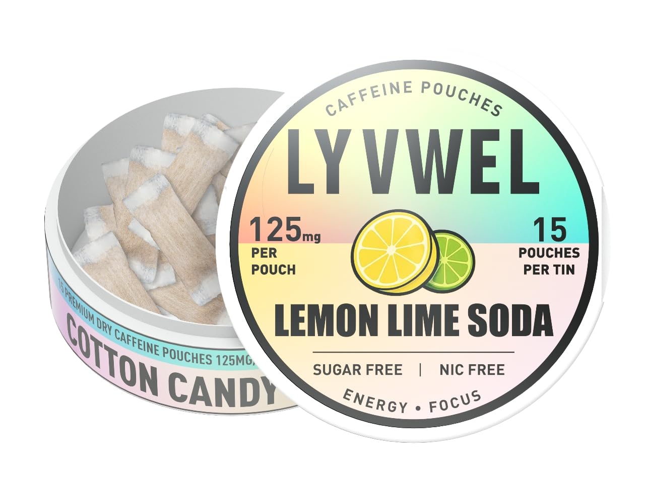 Caffeine Energy Pouches - 125mg Guarana | Lyvwel