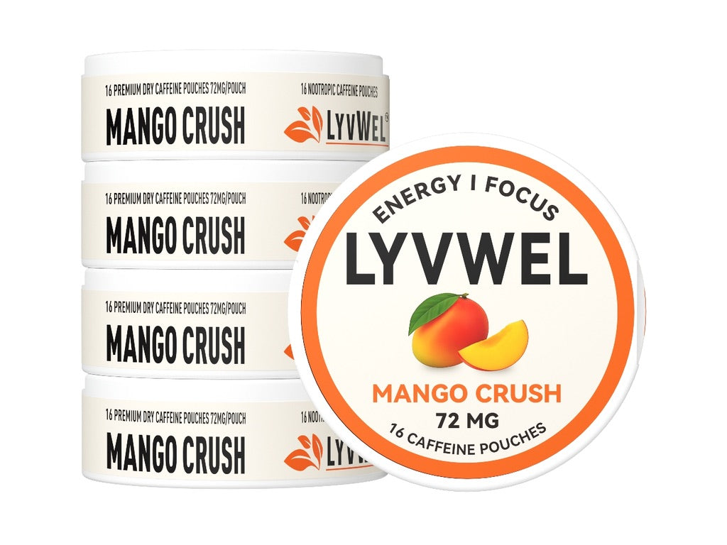 Buy 72mg Caffeine Pouches - 16 Pouches per can | Plant Based