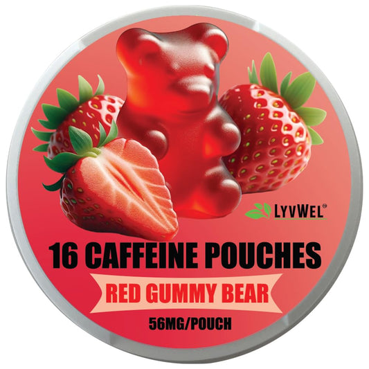 Caffeine Energy Pouches - 56mg Guarana | Lyvwel 1 Pack