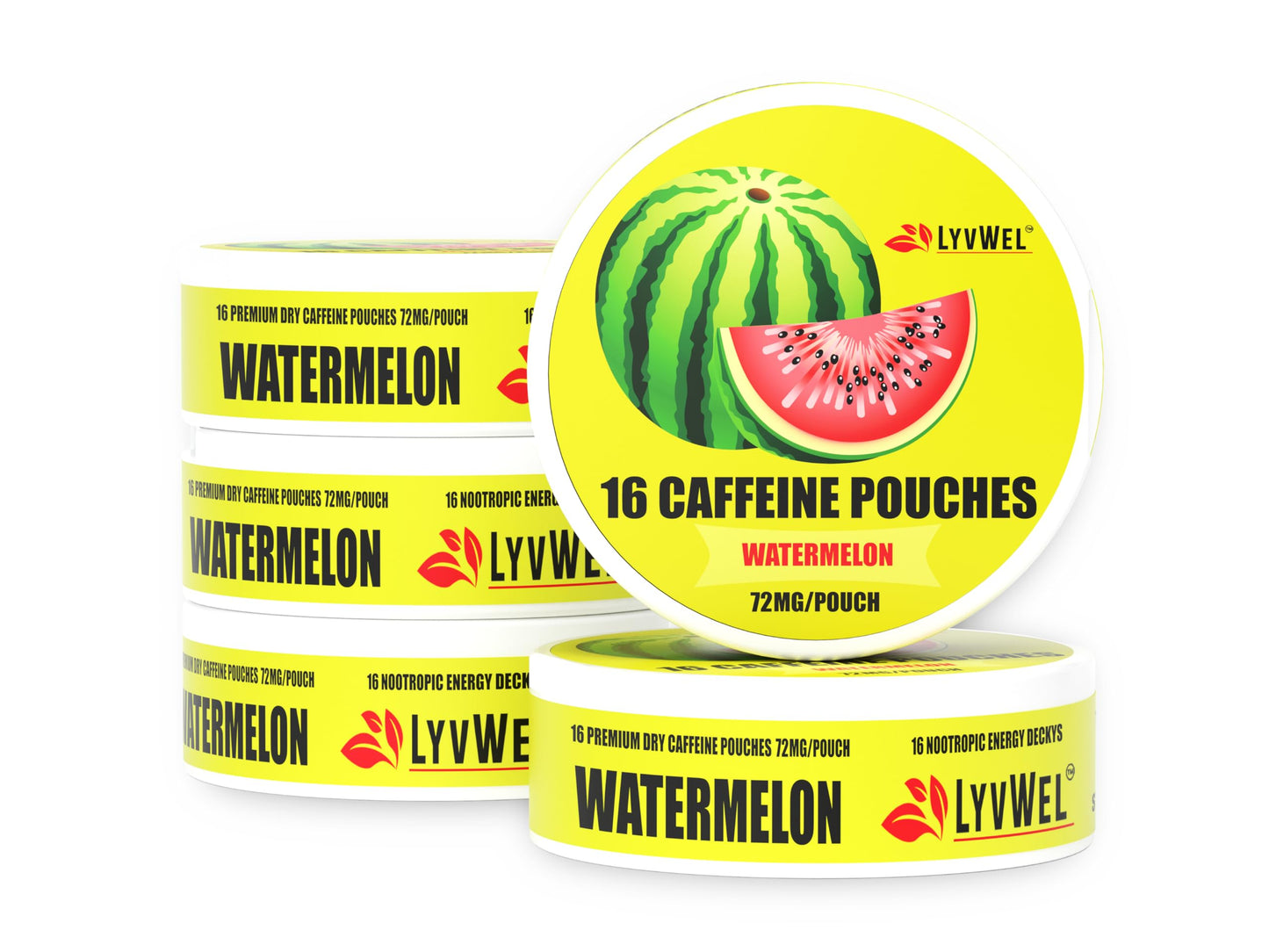 Buy 72mg Caffeine Pouches - 16 Pouches per can | Plant Based
