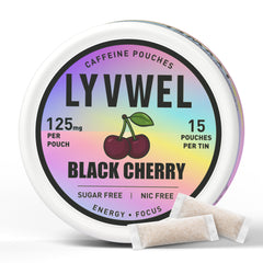 LyvWel 125mg Black Cherry, one can shown