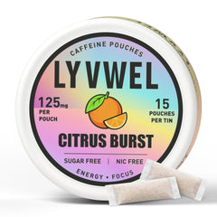 LyvWel 125mg Citrus Burst, one can shown